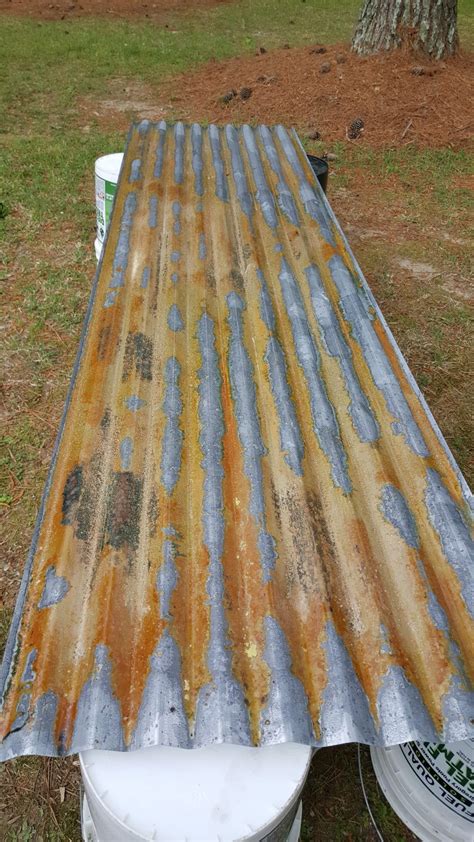 how to tarnish galvanized sheet metal|old galvanized metal.